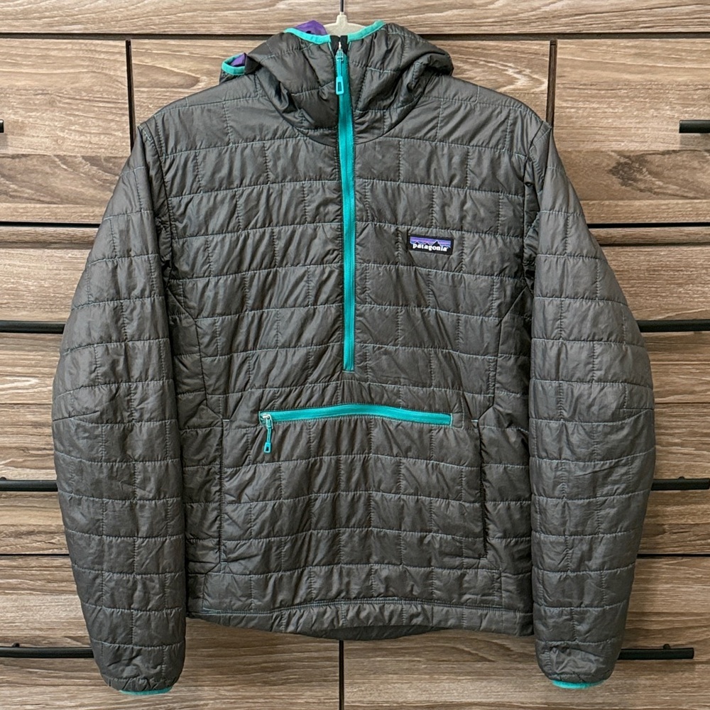 Patagonia Nano Puff Bivy Pullover Size XS Ink Black